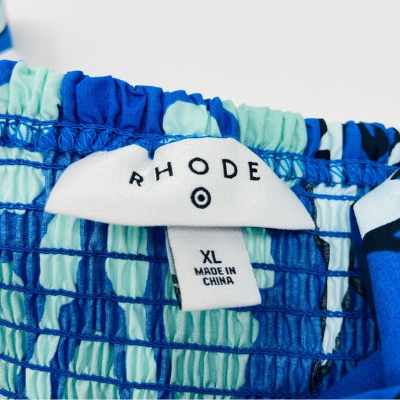 NWOT RHODE x Target Limited Edition Zinnia Floral Tiered Mini Dress - XL - Picture 7 of 8